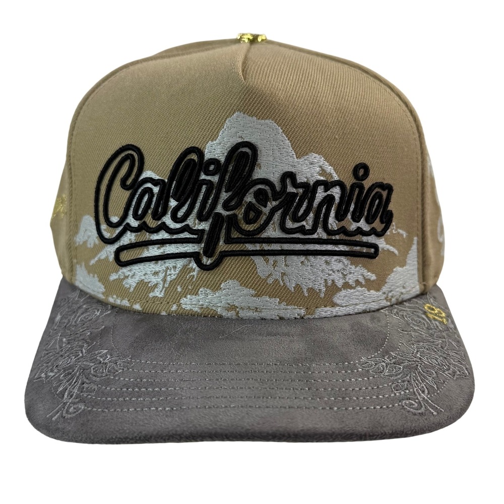 Dreams Don't Sleep California Snapback Hat Tan Grey Limited Edition 107/111 NEW